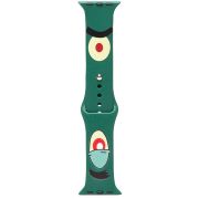 Ремешок ApWatch 38/40/41 мм силикон с принтом 006