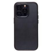 Чехол iPh 15 Pro пластик плотный чёрный