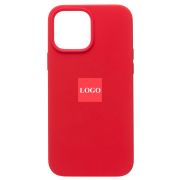 Чехол iPh 13 Pro Max силикон Soft Touch с анимацией и SafeMag красный