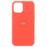 Чехол iPh 12 Pro Max силикон SC Premium с анимацией с лого и SafeMag розовый