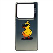 Чехол Infinix Note 40 Pro пластик прозрачный с принтом