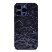 Чехол iPh 13 Pro силикон жатый чёрный