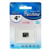 Карта памяти 4GB - Smartbuy карта памяти microSDHC сlass 10 без адаптера