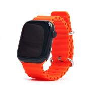 Ремешок ApWatch 38/40/41 мм силикон ребристый оранжевый
