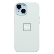 Чехол iPh 15 силикон SC Premium с анимацией с лого и SafeMag мятный