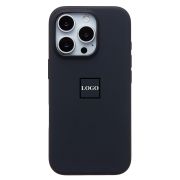 Чехол iPh 16 Pro силикон SC Premium с анимацией с лого и SafeMag чёрный