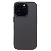 Чехол iPh 16 Pro пластик плотный чёрный