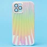 Чехол iPh 12 Pro силикон голография с защитой камеры 002