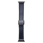 Ремешок ApWatch 38/40/41 мм экокожа на застёжке синий