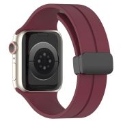 Ремешок ApWatch 38/40/41 мм силикон на магните бордо