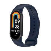 Ремешок Xiaomi Mi Band 9 силикон на кнопке синий