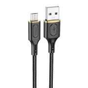 Кабель USB - MicroUSB Hoco X95, 2.4A, 1м, чёрный