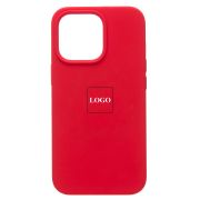 Чехол iPh 13 Pro силикон Soft Touch с анимацией и SafeMag красный