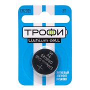 Батарейка CR2025 - Трофи CR2025 1BL/10/240
