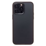 Чехол iPh 15 Pro Max пластик плотный чёрный
