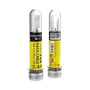 Кабель USB - MicroUSB Borofone BX3, в колбе, белый