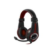 Гарнитура Defender Warhead G185, 2x3,5 jack, 2м, чёрный/красный