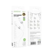 Кабель Type-C - Lightning Borofone BX106, 3А/PD27W, белый