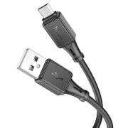 Кабель USB - MicroUSB Hoco X101, 2.4A, 1м, чёрный
