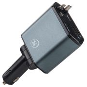 Адаптер Автомобильный - X|O|Life CC62, 2USB/1UCB-C/PD100W выдвижные кабели Lightning+Type-C серый