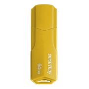 Накопитель USB 64Gb Smartbuy Clue жёлтый