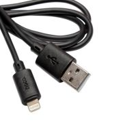 Кабель USB - Lightning Hoco X88, 2.4A, 1м, чёрный