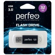 Накопитель USB 32GB Perfeo C14 Metal Series чёрный USB3.0