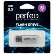 Накопитель USB 32GB Perfeo C14 Metal Series серебристый USB3.0