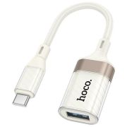 Переходник Type-C (m) - USB (f) Hoco UA39A белый
