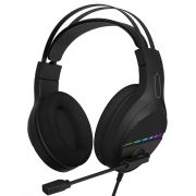 Гарнитура Perfeo RGF FIRE игровая с подсветкой чёрная