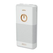 Аккумулятор внешний 20000 mAh Perfeo Splash белый