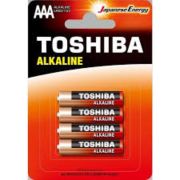 Батарейка AAA, LR03 - Toshiba LR03 4BL Alkaline 4/48