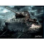 Коврик для мыши Perfeo Tanks принт 006 размер 180*220*2 мм