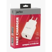 Адаптер Сетевой - Perfeo I4659, 1USB/3A/QC3.0/18W белый