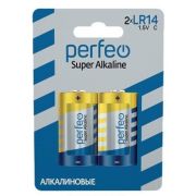 Батарейка LR14 - Perfeo LR14 2BL Super Alkaline C 20/160