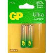 Батарейка AA, LR06 - GP LR06 2BL Ultra G-Tech 2/20/80