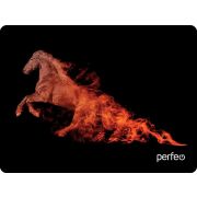 Коврик для мыши Perfeo Flames принт Лошадь размер 240*320*3 мм