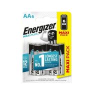 Батарейка AA, LR06 - Energizer LR06 6BL Max Plus 6/72