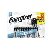 Батарейка AAA, LR03 - Energizer 20BL Max (10+10) 10/120