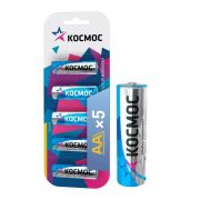 Батарейка AA, LR06 - Космос LR06 5BL 50/60/480