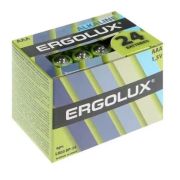Батарейка AAA, LR03 - Ergolux LR03 24Box Alkaline 24/480