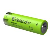 Батарейка AA, LR06 - Defender LR06 4SH EcoLine 4/40/720