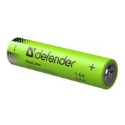 Батарейка AAA, LR03 - Defender LR03 4P EcoLine  4/40/960