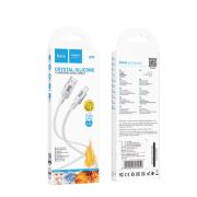 Кабель USB - MicroUSB Hoco X99, 2.4A, 1м, серый