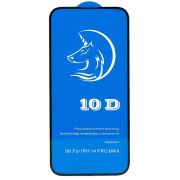 Защитное стекло для iPh 14 Pro Max чёрное 3D Clean