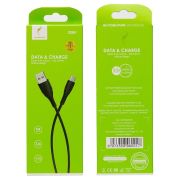 Кабель USB - MicroUSB SkyDolphin S08V, 3.5A, 1м, белый