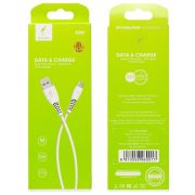 Кабель USB - MicroUSB SkyDolphin S08V, 3.5A, 1м, белый