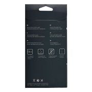 Защитное стекло для Honor X6b чёрное 3D Clean