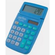 Калькулятор Perfeo PF_Е1293, карманный, 8-разр., синий