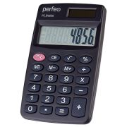 Калькулятор Perfeo  PF_B4856, карманный, 8-разр., черный